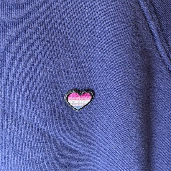 Spiritual Gangster - Joyful Classic Navy Blue Hoodie Sweatshirt- Size Medium - Picture 4 of 8